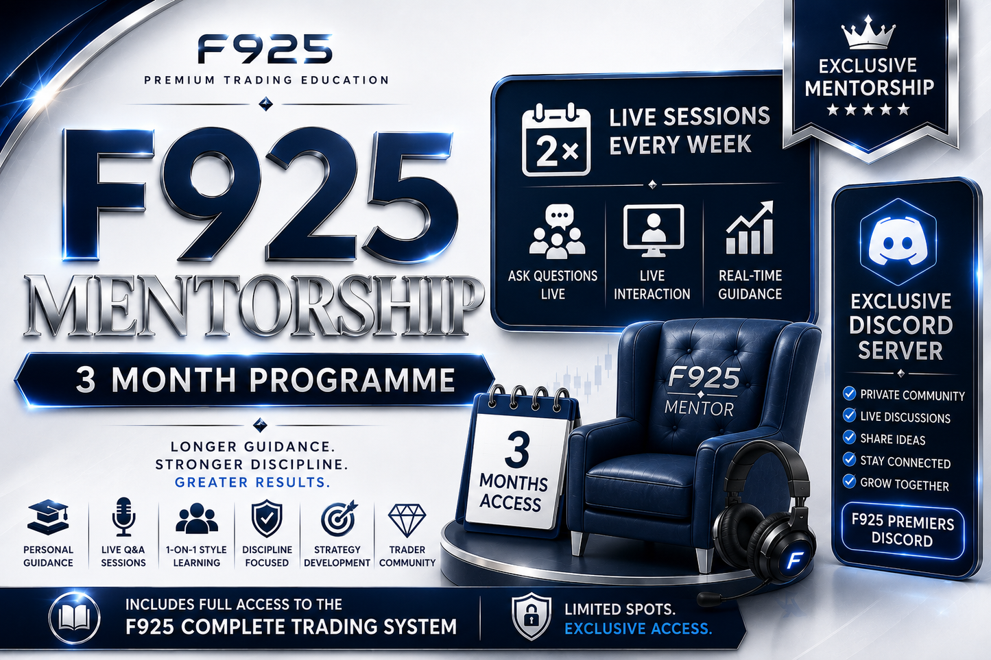 F925 Mentorship (3 Months)